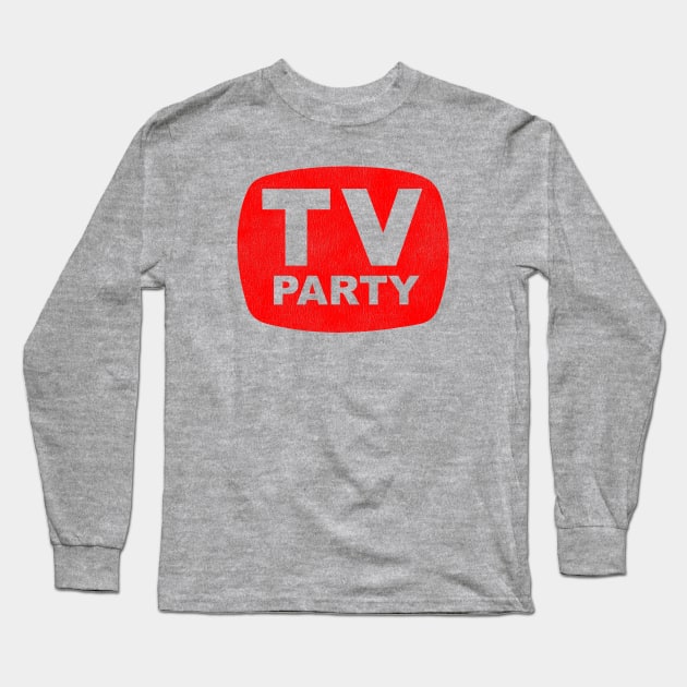TV Guide TV Party Long Sleeve T-Shirt by Cinematic Omelete Studios